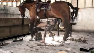 Приключения в мультирленде с огромным дилдо лошадки !!!!